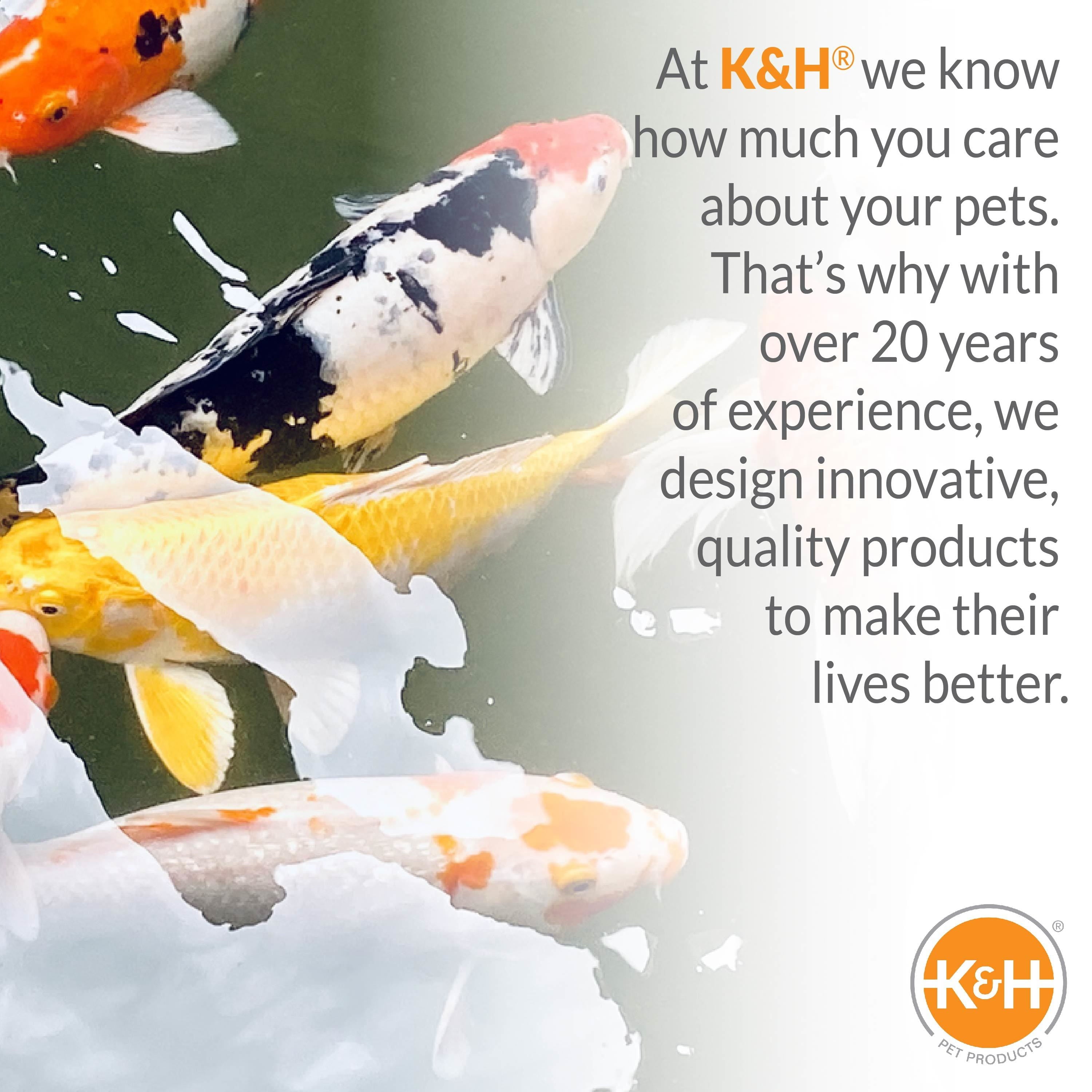 K&H Perfect Climate Submersible Pond De-Icer, Gray, 300W