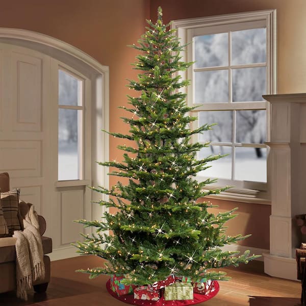 7.5 ft. Aspen Fir Artificial Christmas Tree with 700 Warm White Lights