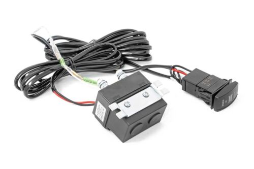 Rough Country 4,500LB UTV Electric Winch | 1.4HP | Synthetic Rope - RS4500S