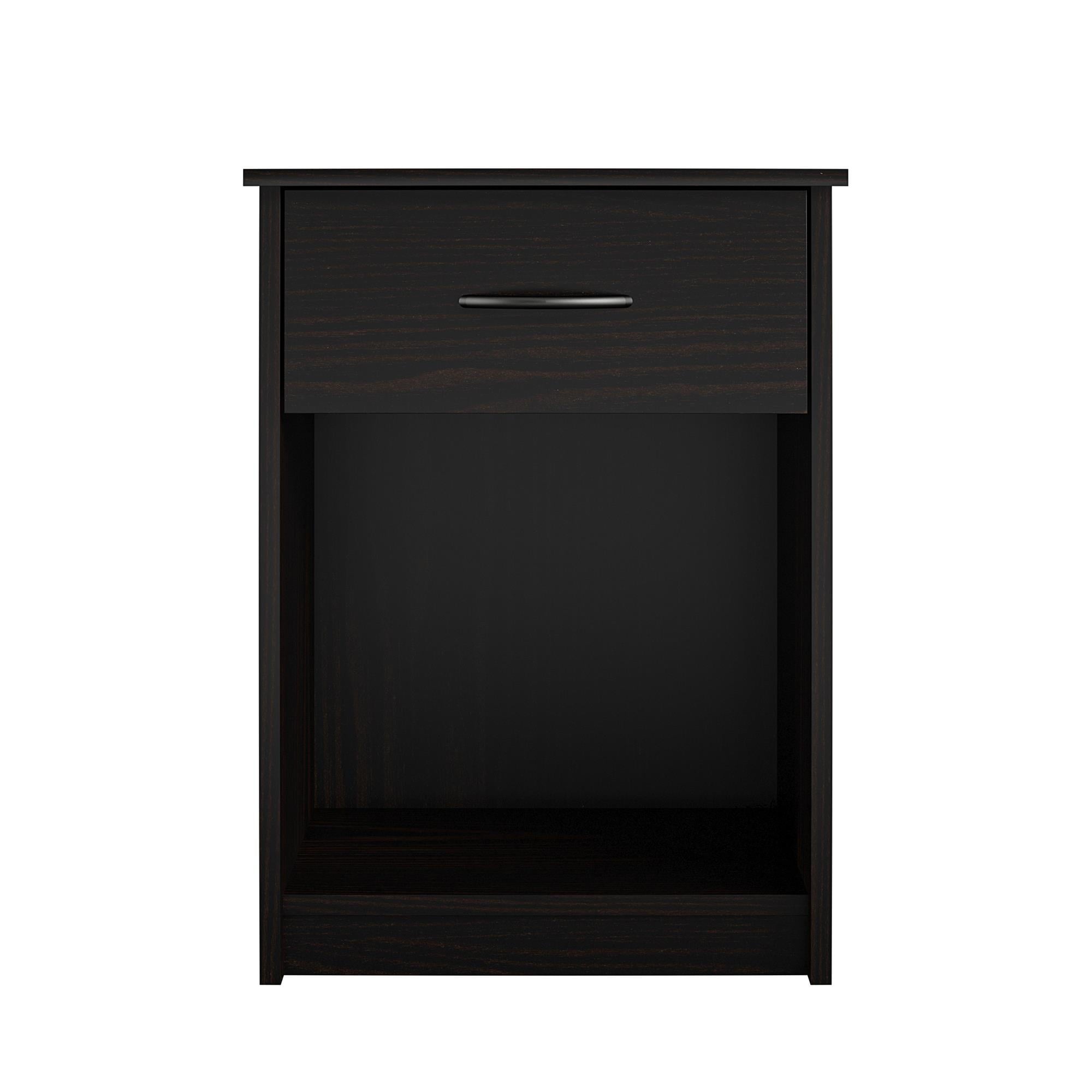 Mainstays Classic Nightstand with Drawer, Espresso