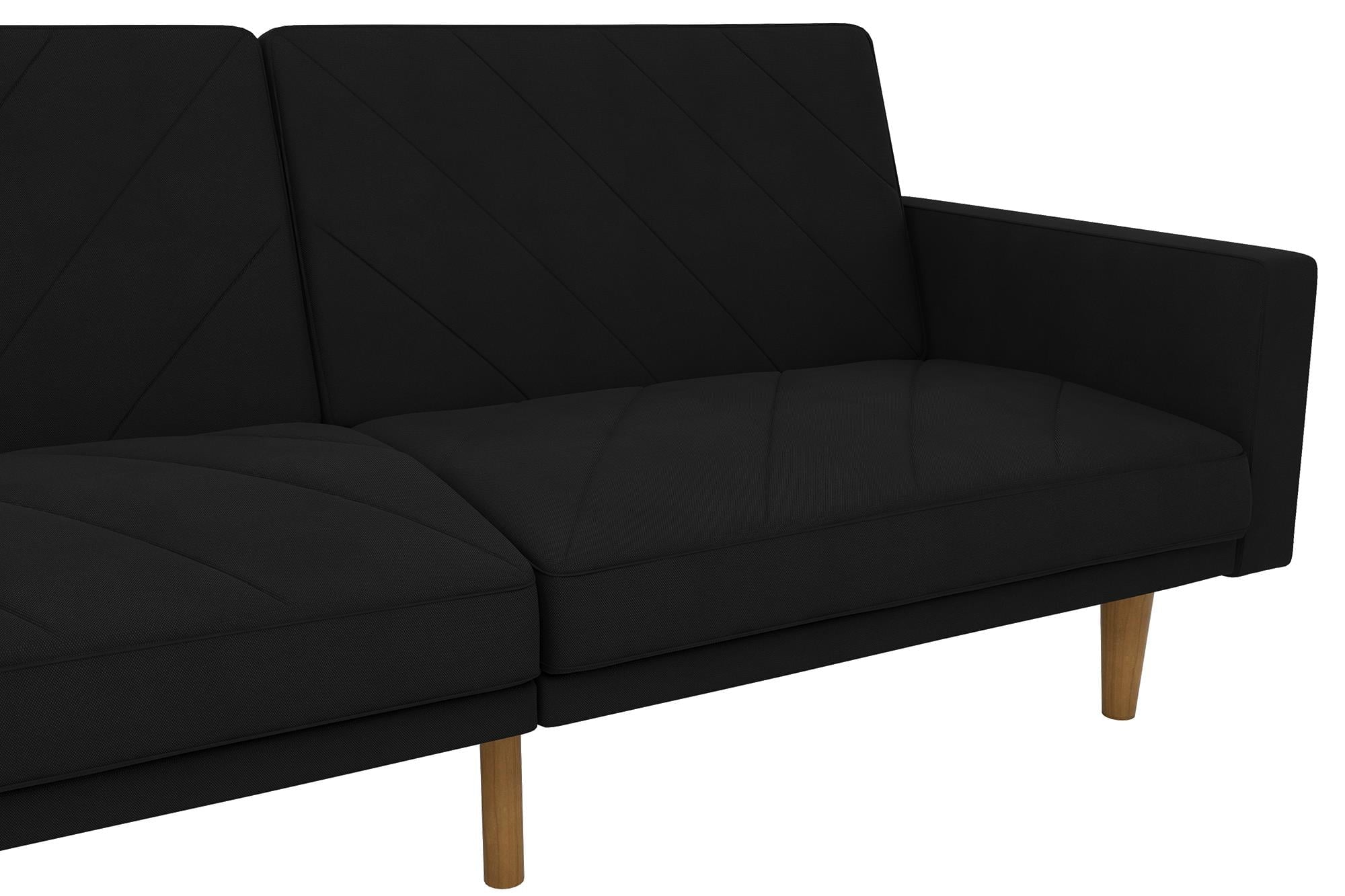 DHP Paxson Futon, Black Linen