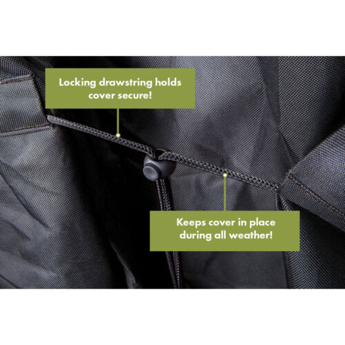 Cuisinart 70-In. Heavy-Duty Rectangular Grill Cover in Black