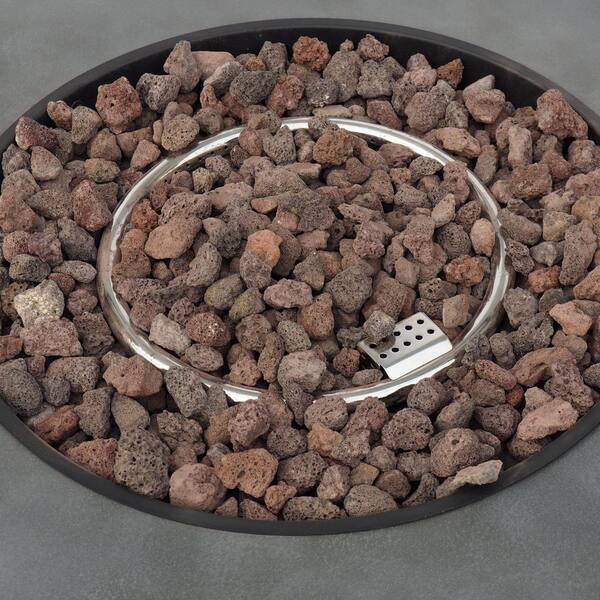 Reign Concrete Circular Metal Fire Pit (No Tank Holder)