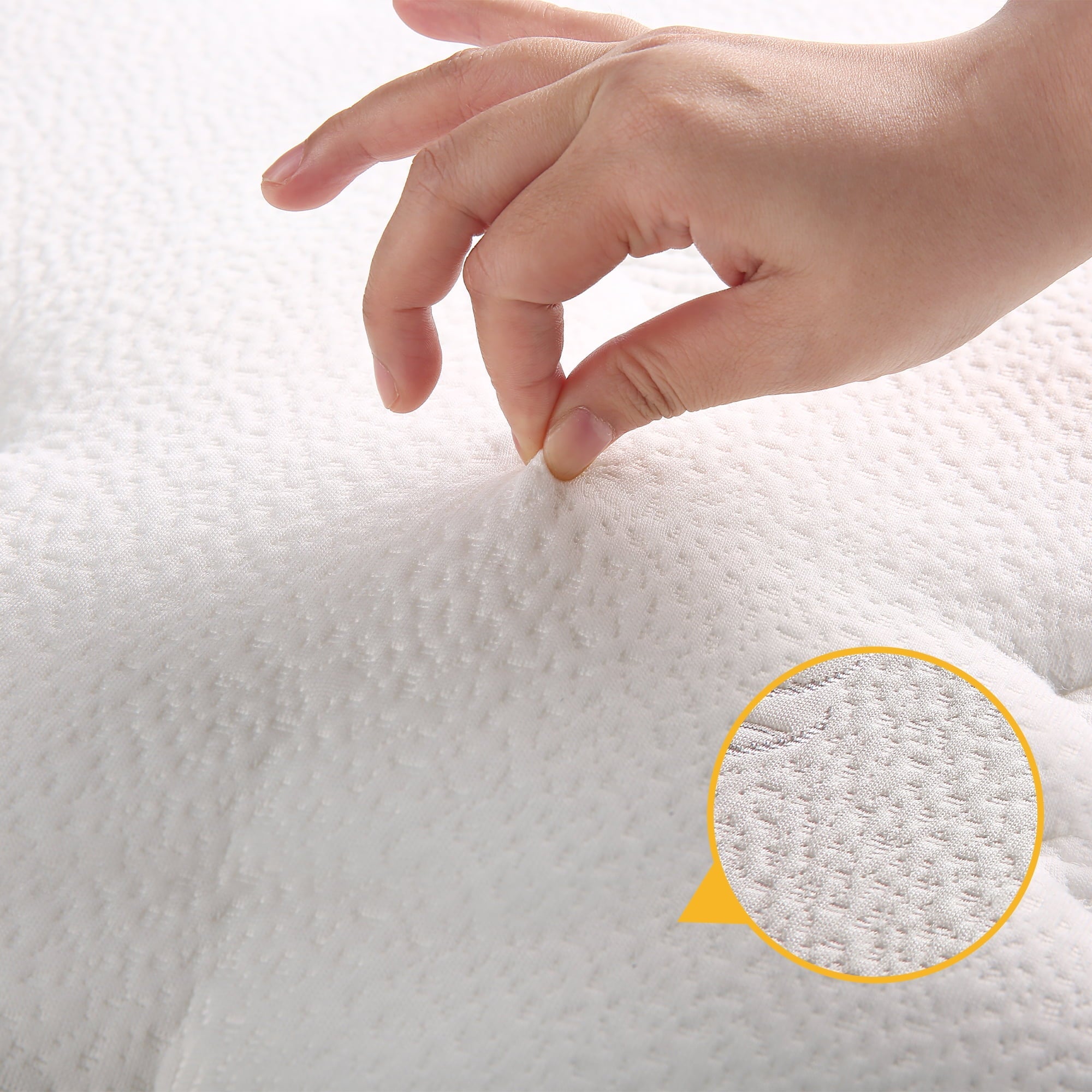 Queen Mattress, 10 Inch Innerspring Hybrid Mattress in a Box with Gel Memory Foam, Individually Wrapped Encased Coil Pocket Spring Mattress, Pressure Relief, Medium Firm Support,60