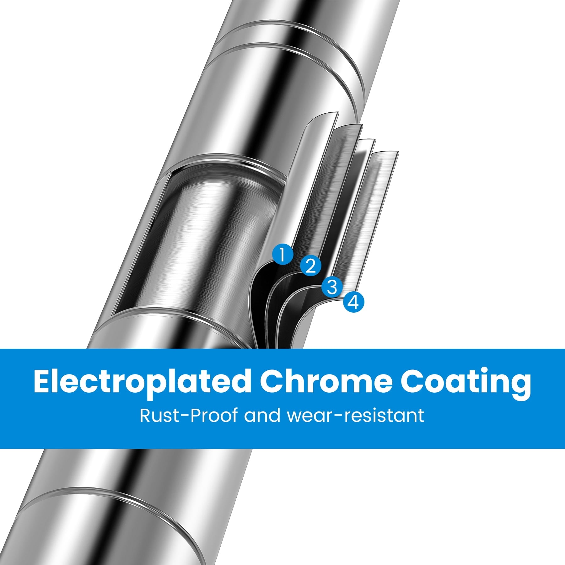 VAVSEA Heavy Duty Storage Shelves, Adjustable 4 Tier Wire Shelving Unit, Kitchen Garage Metal Storage Rack for Home Office Pantry, 30