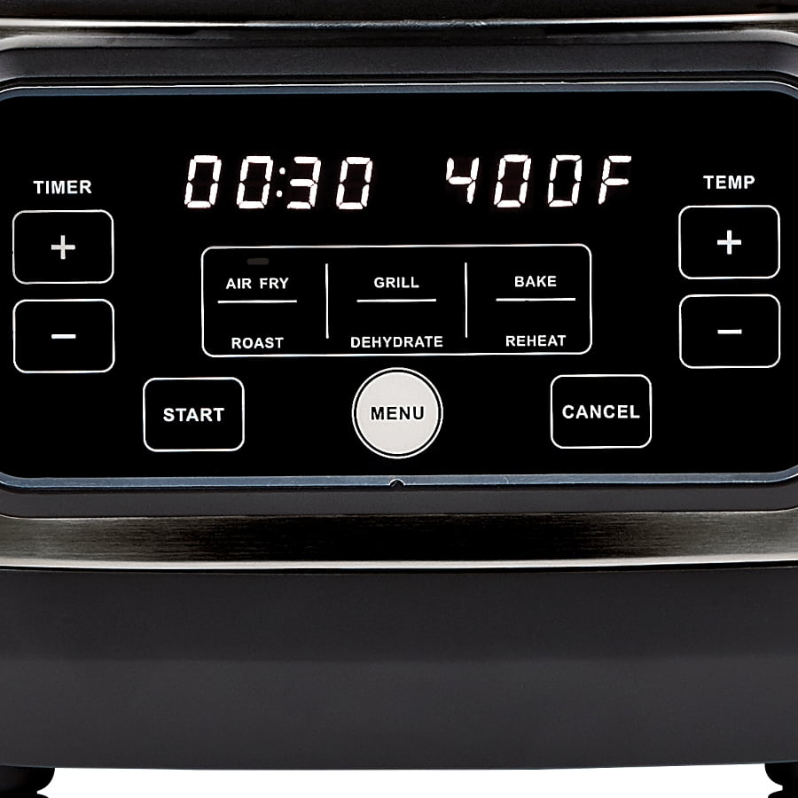 Grill Air Fryer Home, Black, 5.5 Quart