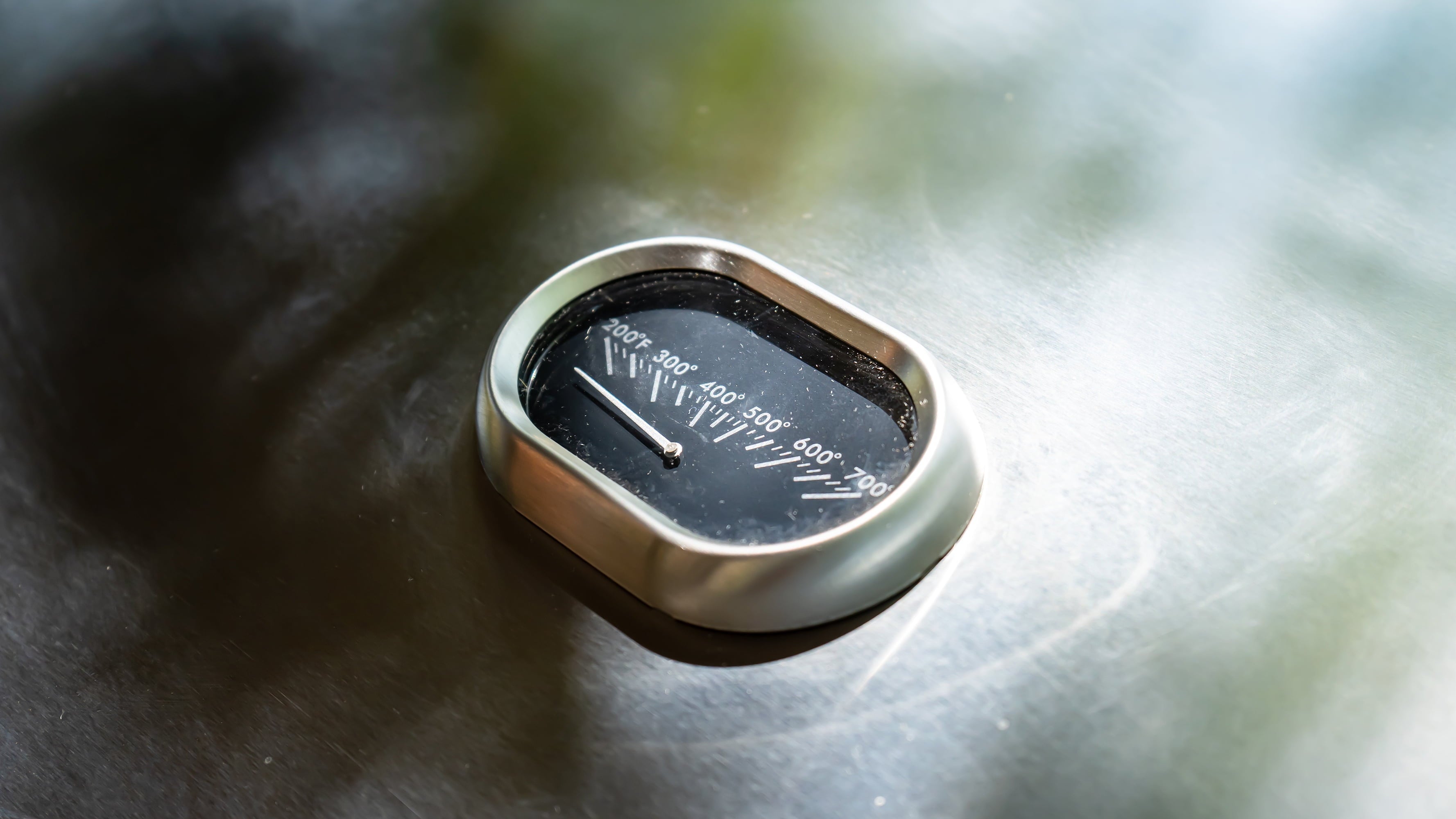 32-inch Smart Charcoal Grill with Bluetooth Meat Thermometer, LCD Display, and Temperature Probes, Stainless Steel/Black