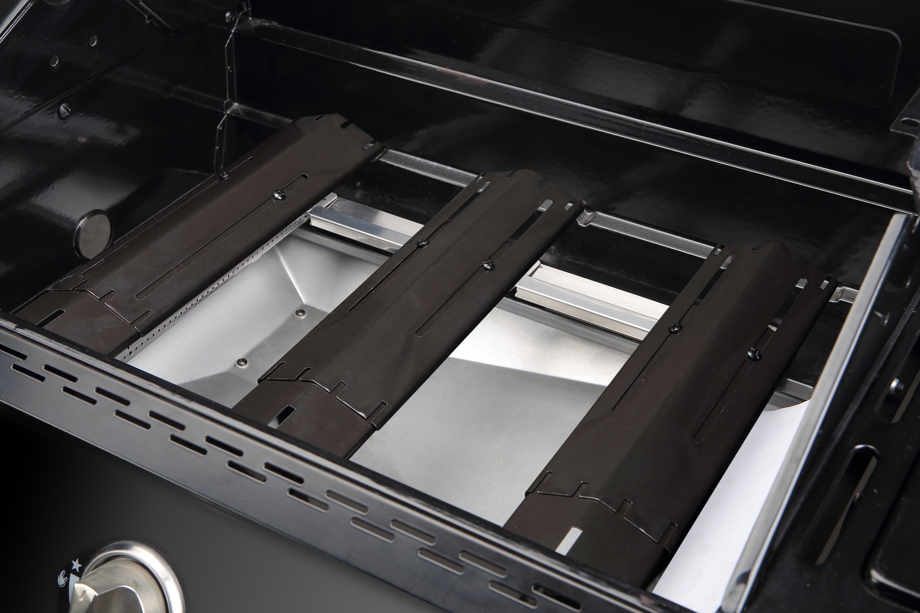 Unicook Heavy Duty Grill Burner Cover, Adjustable Gas Grill Heat Plate, Grill Replacement Part, Extends from 11.75