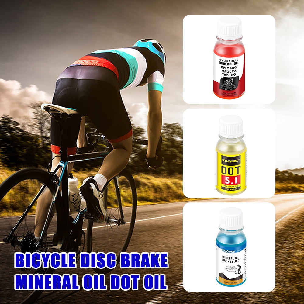 Bicycle Disc Brake Mineral Oil 60Ml Redbicycle Brake Oil Anti-Dry Smooth Mountain Bike Hydraulic Oil Cycling Equipment