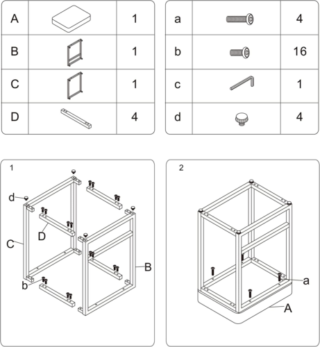 24" Bar Stool Counter Height Bar Stools with Footrest Faux Leather Backless Kitc