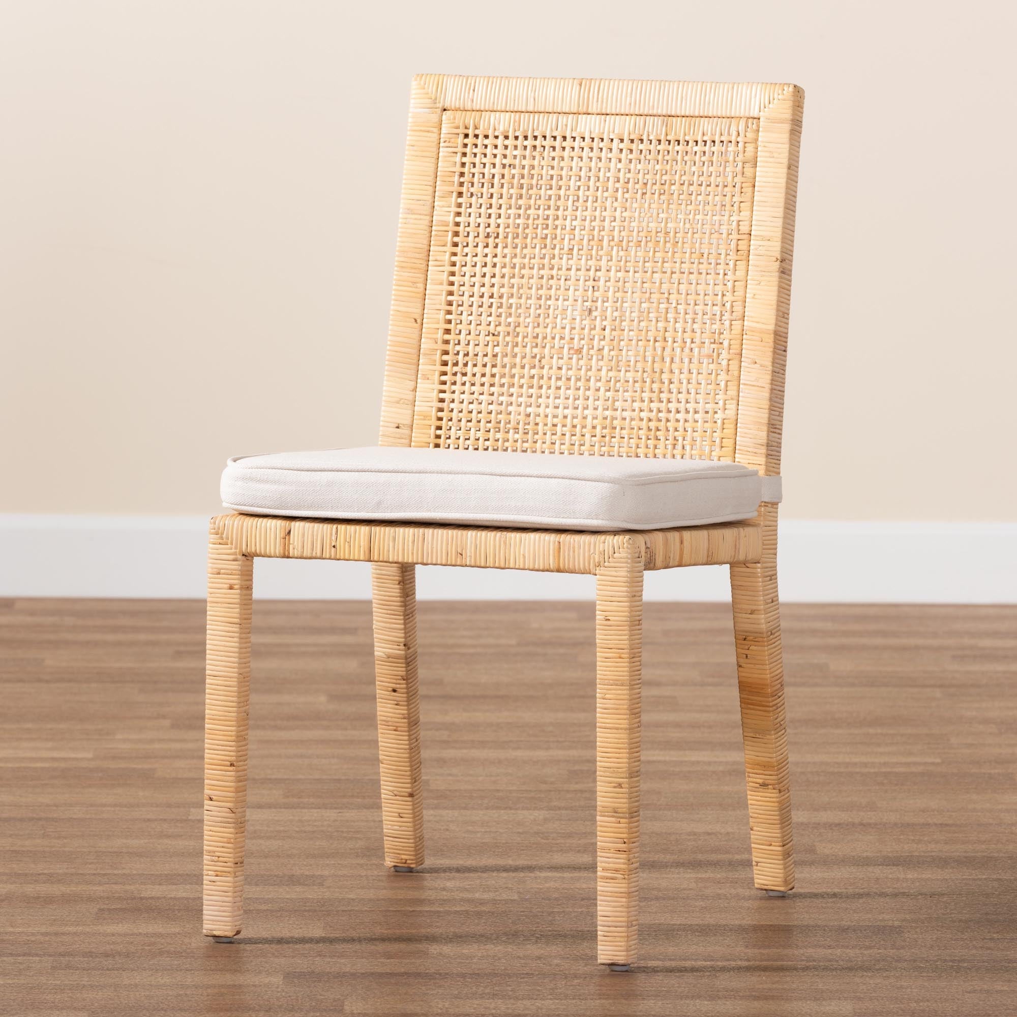 bali & pari Sofia Dining Chair, Natural