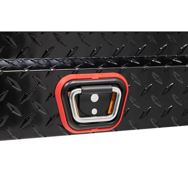 62.5 in. Gloss Black Aluminum Compact Truck Tool Box