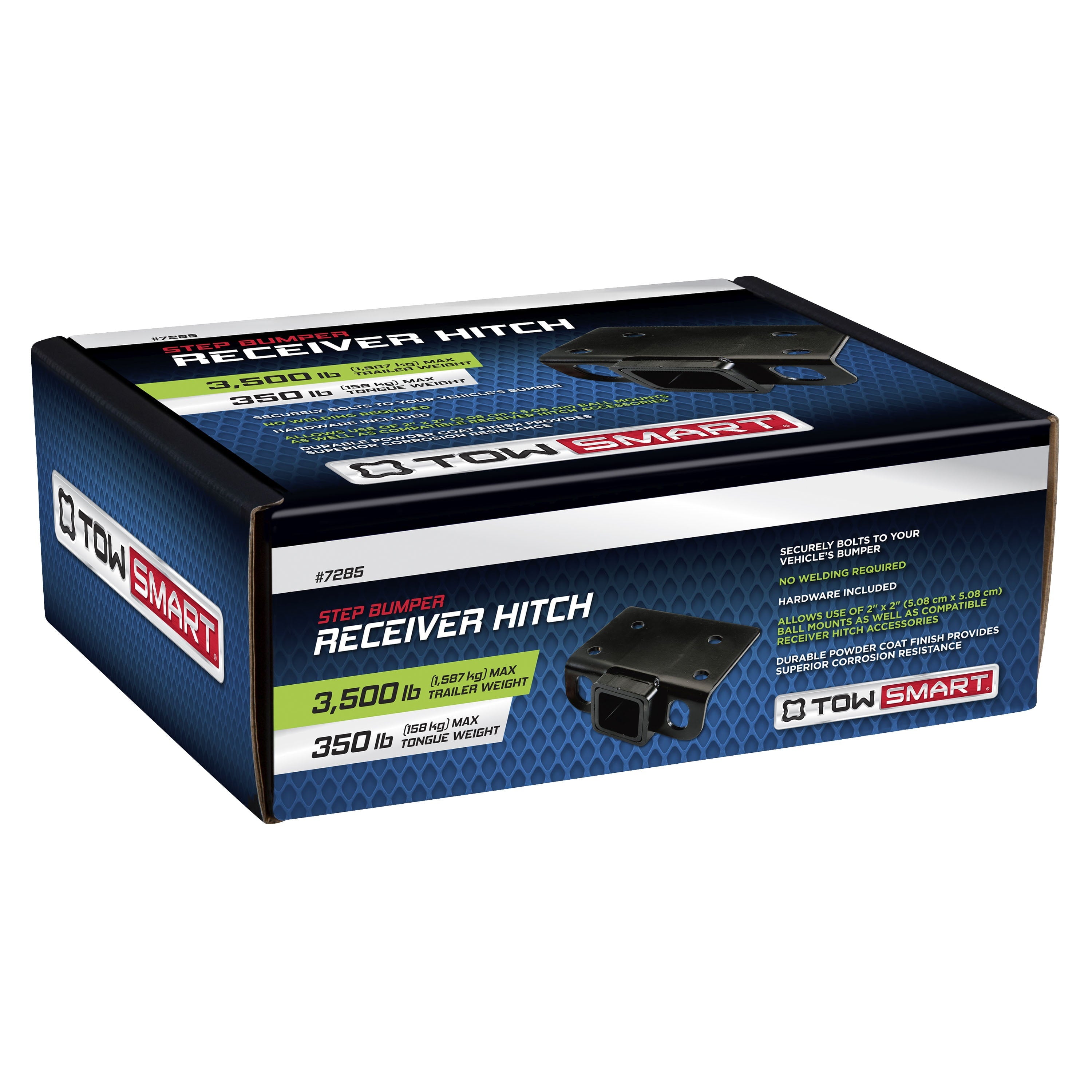 TowSmart 7285 Class II Step Bumper Receiver Hitch 2