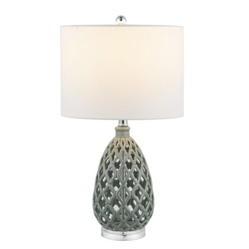 Safavieh Table Lamp Collection Quin 25" Table Lamp Grey
