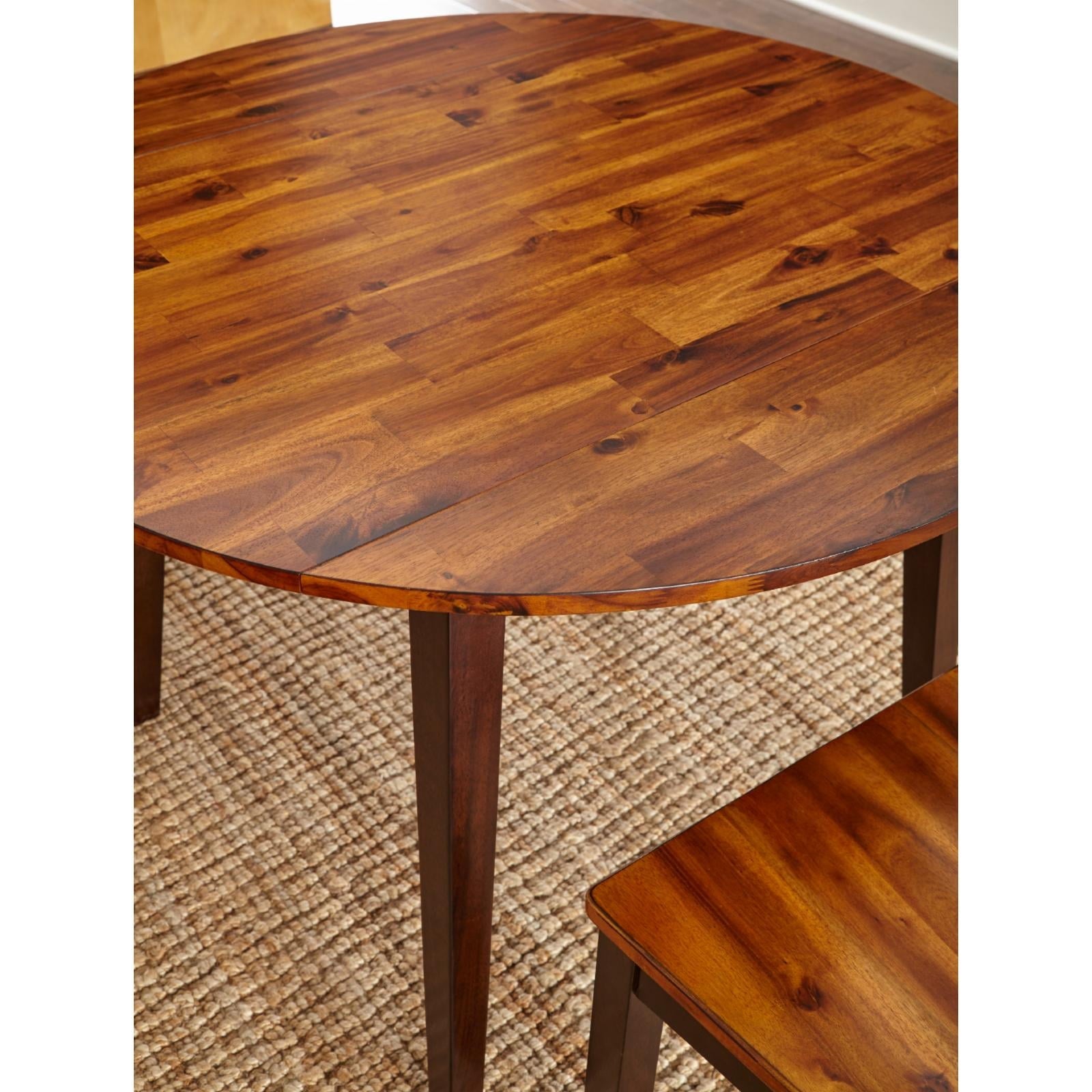 Steve Silver Abaco Round 42 in. Double Drop Leaf Dining Table