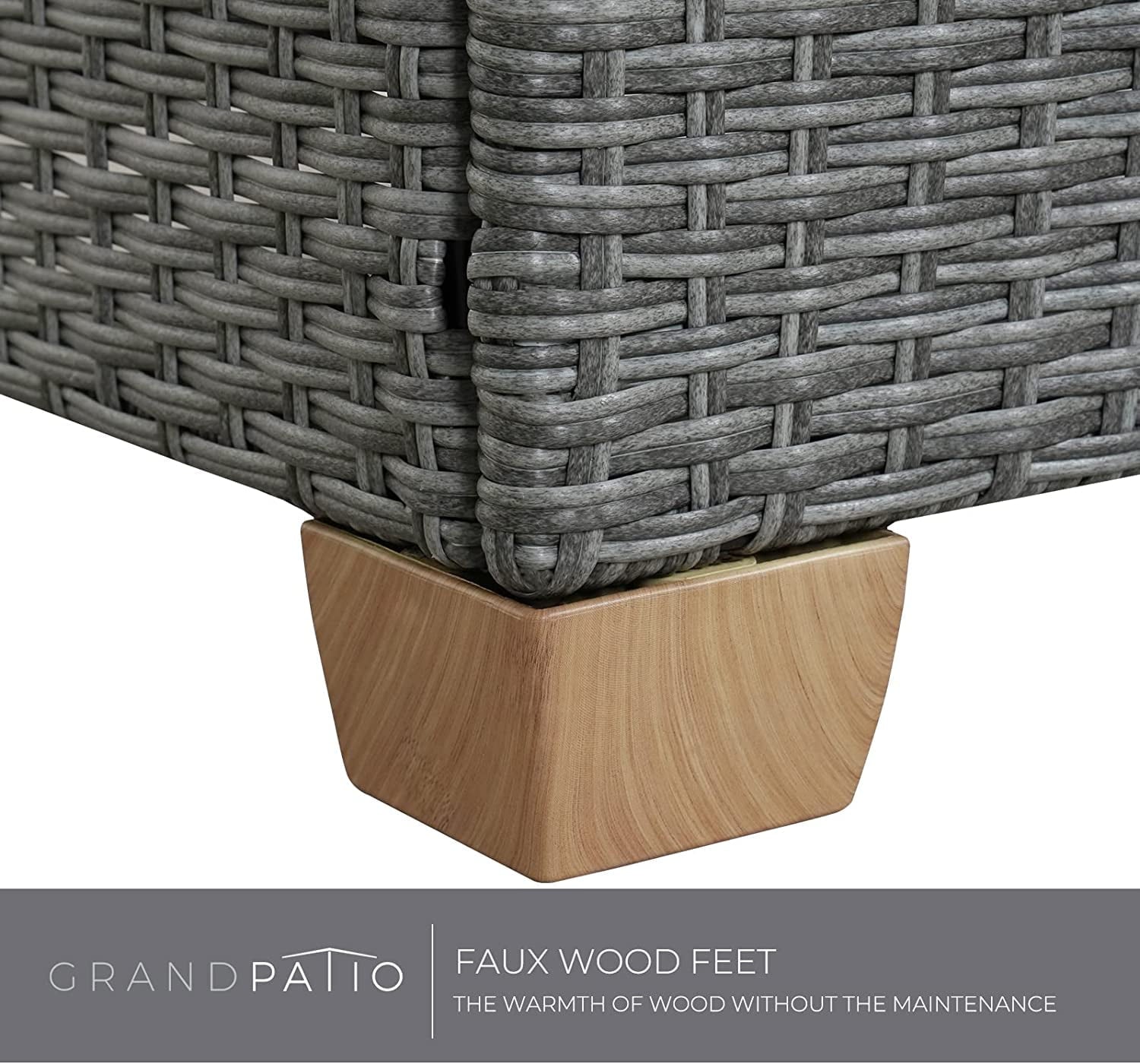 Grand Patio Wicker Coffee Table