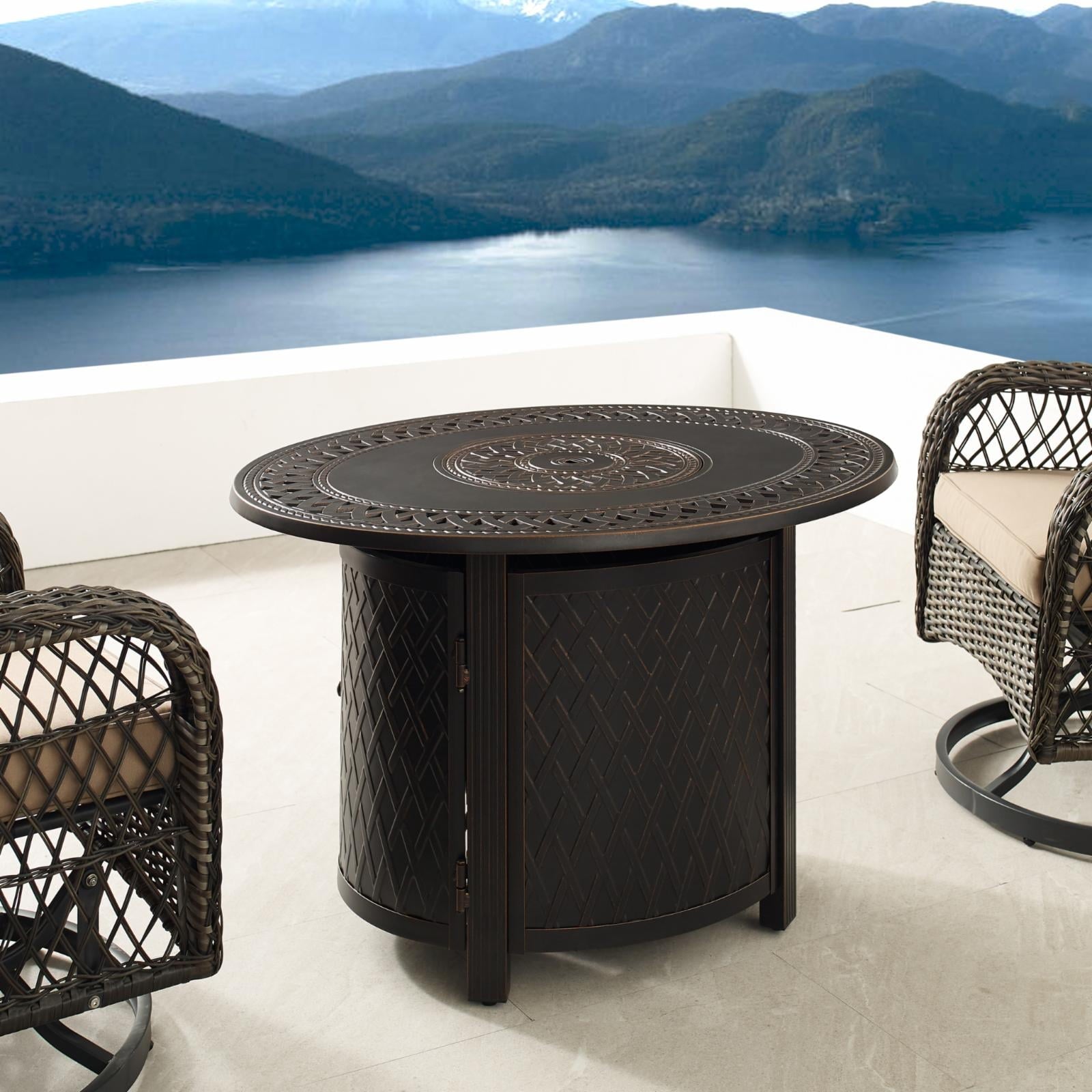 Fire Sense James 39.5 in. Propane Fire Pit