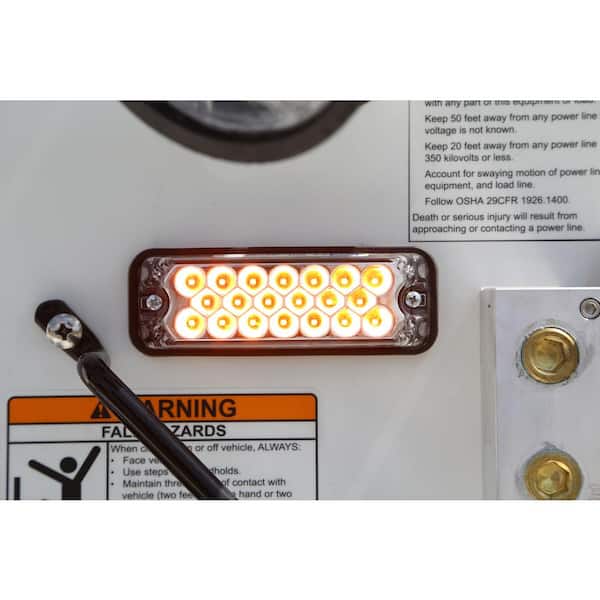 2.1 in. x 6.1 in. Amber Strobe Light