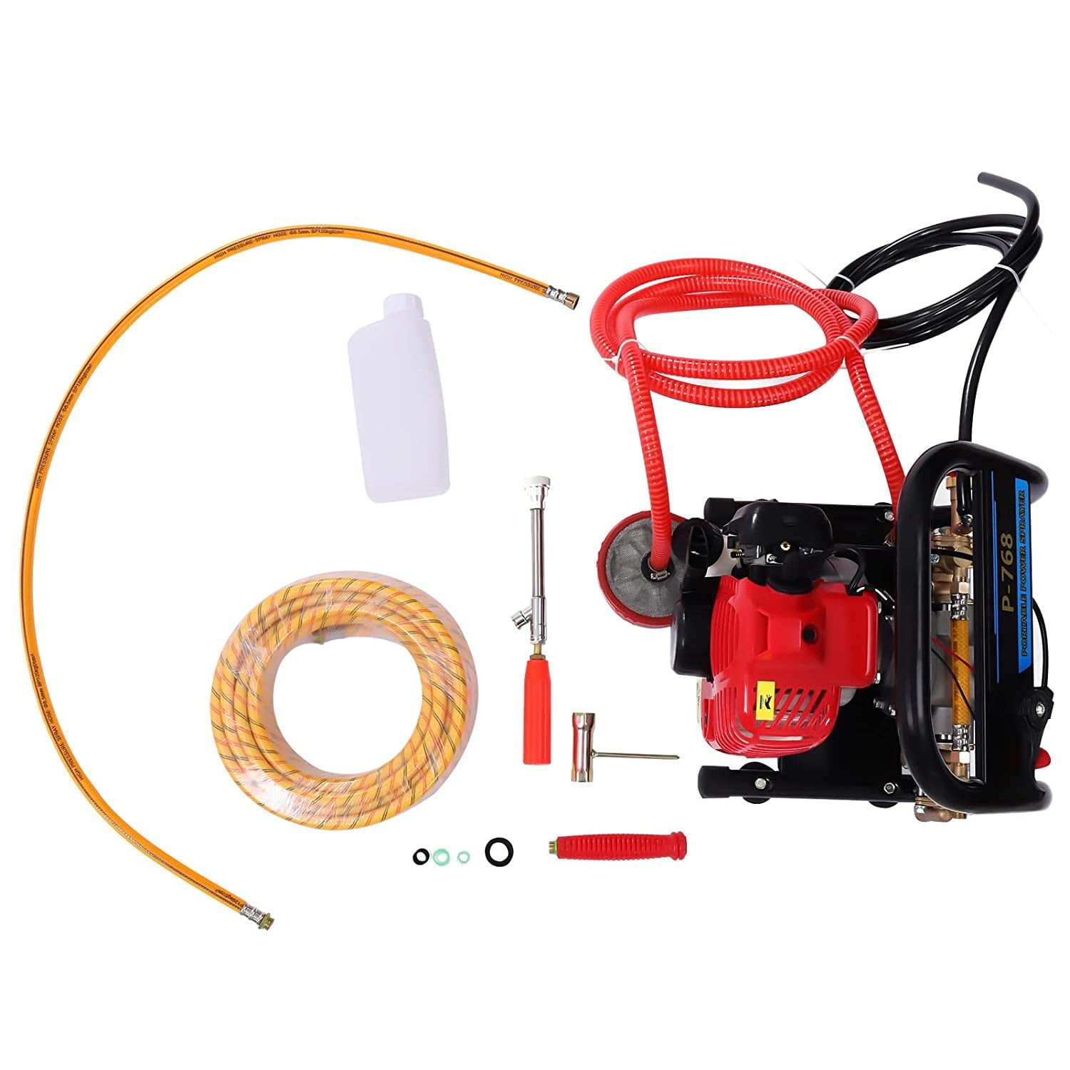 26cc 2 Stroke Gasoline High Pressure Car Washer Cleaner Water Wash Pump Sprayer Kit 650ml
