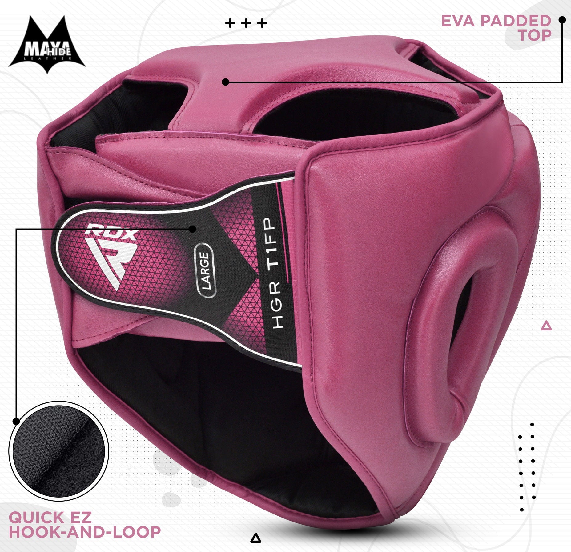 RDX Headgear for Boxing, MMA Training, Head Guard with Removable Face Grill, Cheeks, Ear, Mouth Protection, Helmet for Muay Thai, Grappling, Sparring, Kickboxing, Karate, Taekwondo, Martial Arts