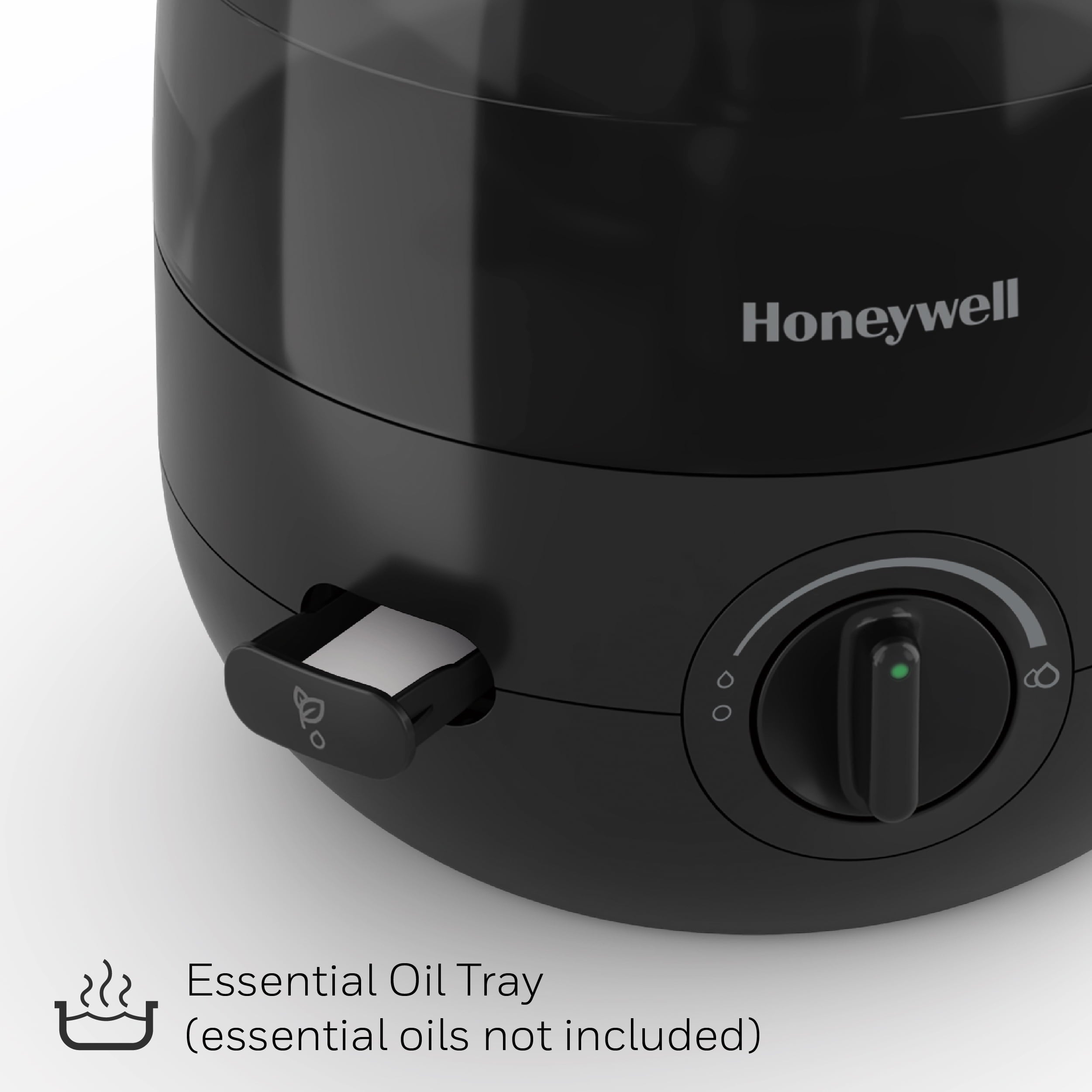 Honeywell Mini Cool Mist Humidifier, 200 sq. ft, Black, HUL525B