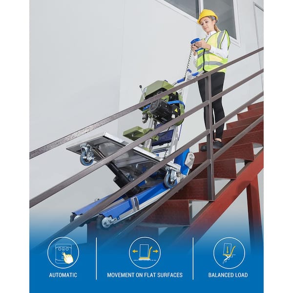 Remote Control 660 lbs.. Capacity Heavy Duty Stair Climbing Hand Truck Dolly Crawler