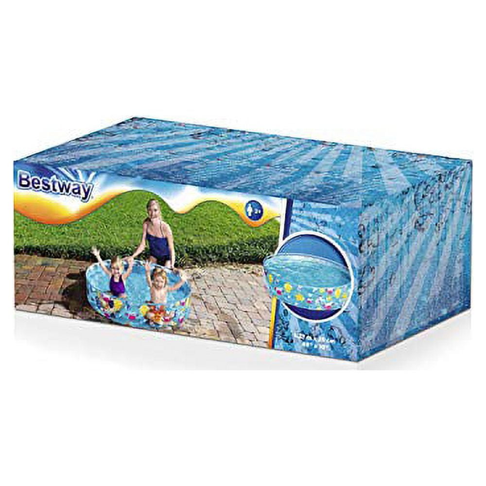 Bestway Fill-N-Fun Paddling Pool - 48 x 10 Inches, Blue,
