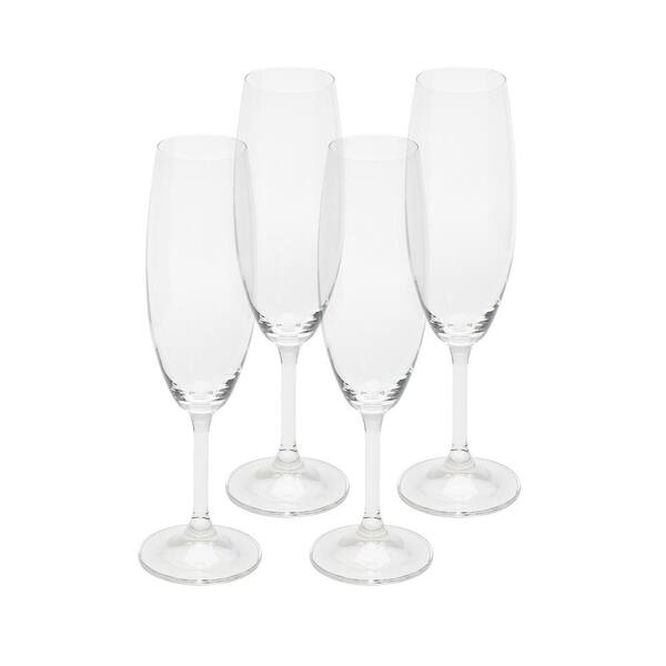 David Shaw Designs 7 oz. Modern Champagne Glass Set (Set of 4)