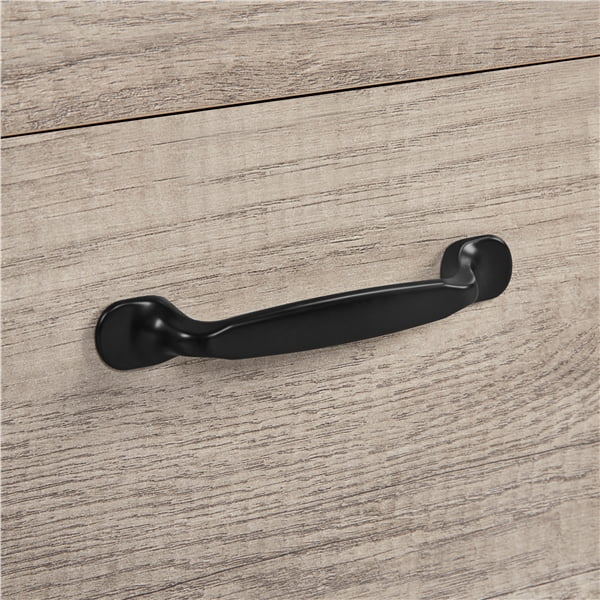 Topeakmart Rolling Office File Cabinet with 2 Drawers for A4 Letter Size, Black/Gray