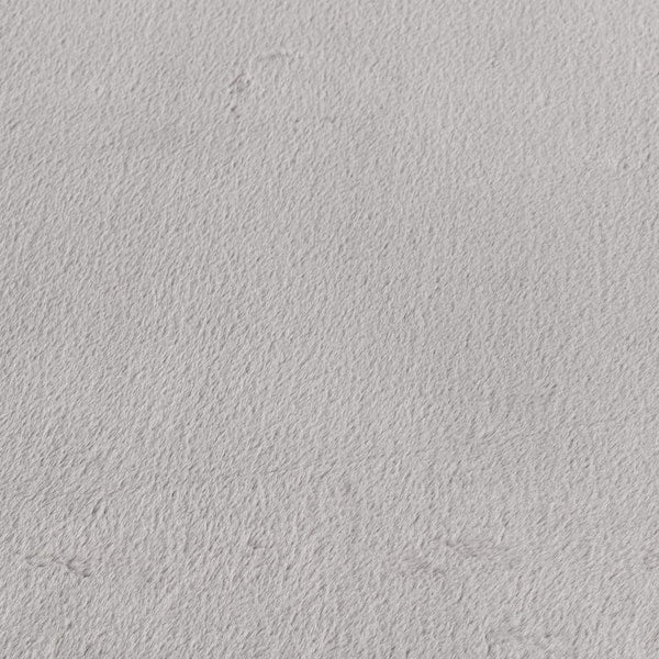 Bliss Grey 5 ft. x 7 ft. Solid Polyester Area Rug