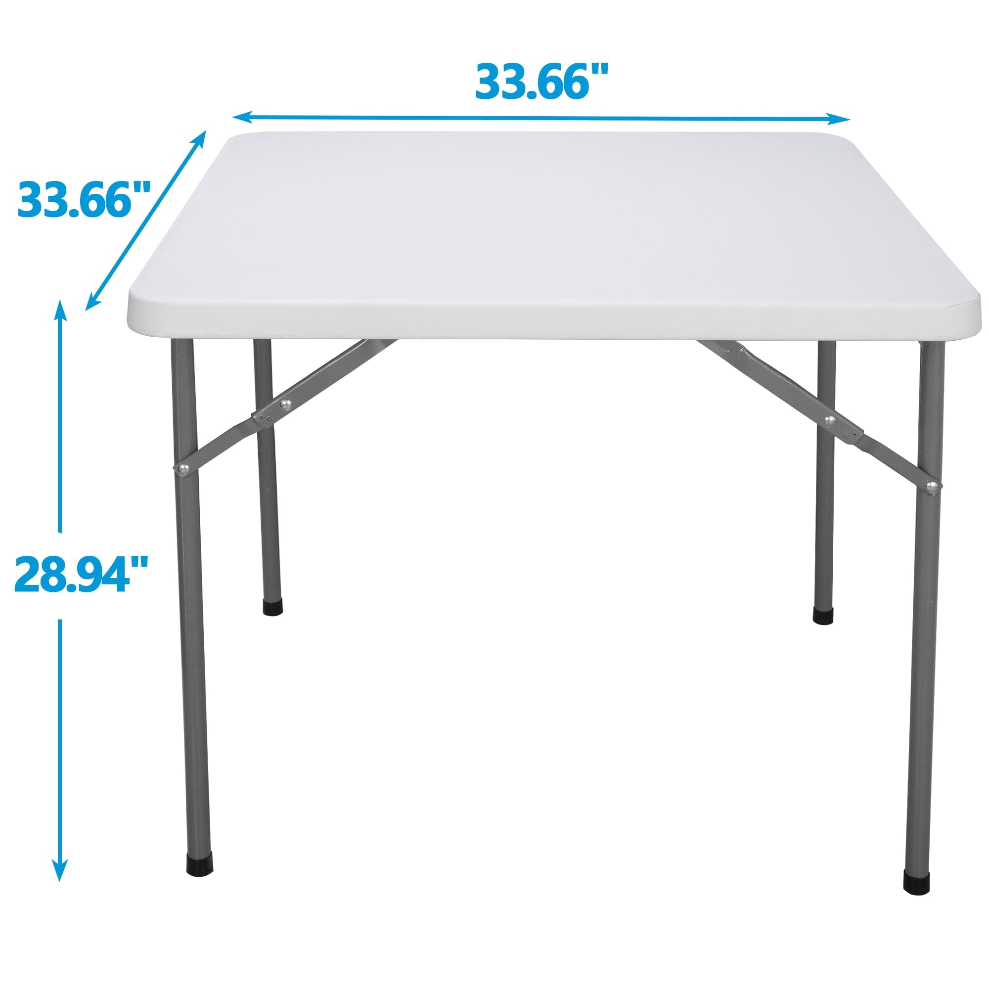 Segawe Camping Table, White, 3 ft, 3 ft