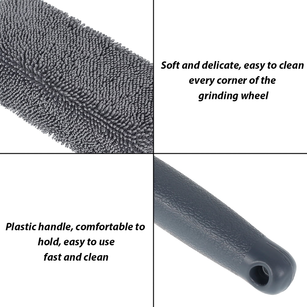 Car Wheel Rim Wash Cleaning Brush Microfiber Tire Duster Cleaner Auto Detailing Washing Tool