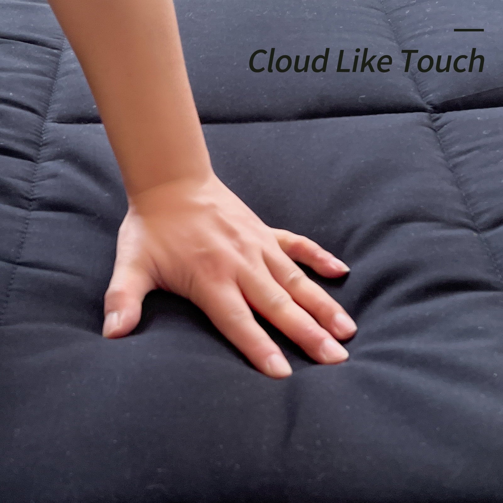 Mattress, Padded Japanese Floor Mattress Quilted Bed Mattress Topper, Extra Thick Folding Sleeping Pad with Bandage and Storage Bag, Twin Size