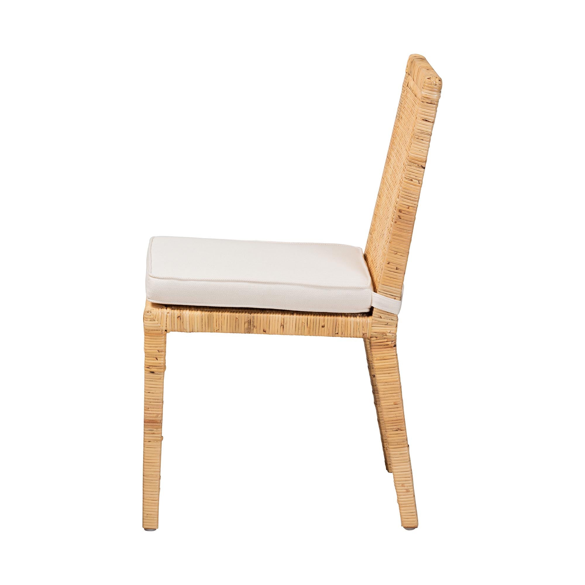 bali & pari Sofia Dining Chair, Natural