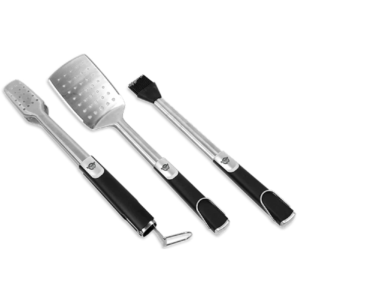 Pit Boss Soft Touch 3-Piece BBQ Set, Stainless Steel