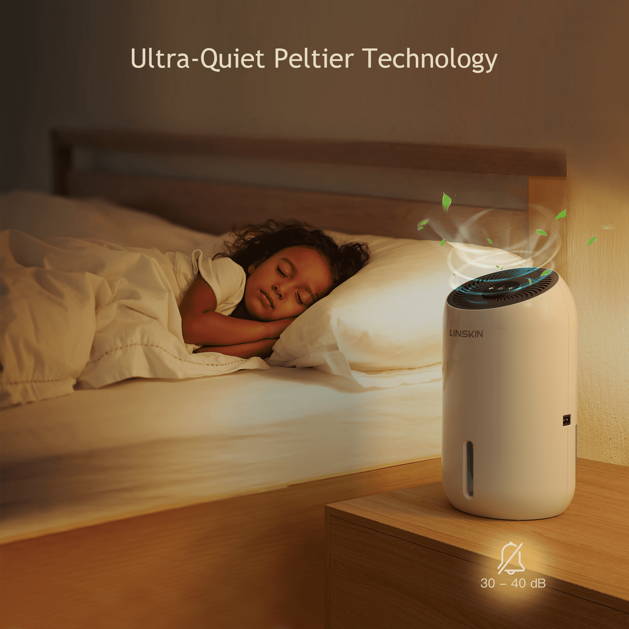 Dehumidifiers, Linskin 720 Sq. Ft. Dehumidifier for Home and Basement, 57oz(1700ml) Quiet Dehumidifiers with Drain Hose, 2 Working Modes, Auto Shut Off - Small Dehumidifier for Bathroom, Bedroom, RV