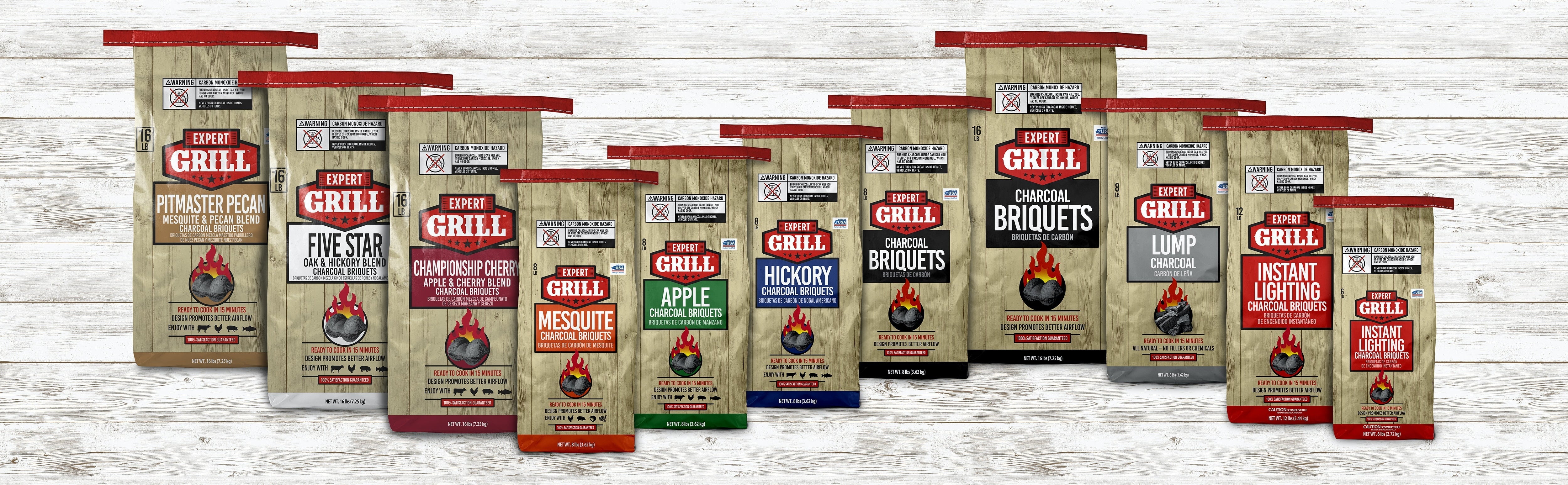 Expert Grill 16lb Pitmaster Pecan Charcoal