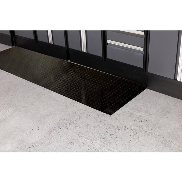 Coin 27 in. W x 60 in. L Midnight Black Commercial Grade Vinyl Performance Garage Flooring Runner
