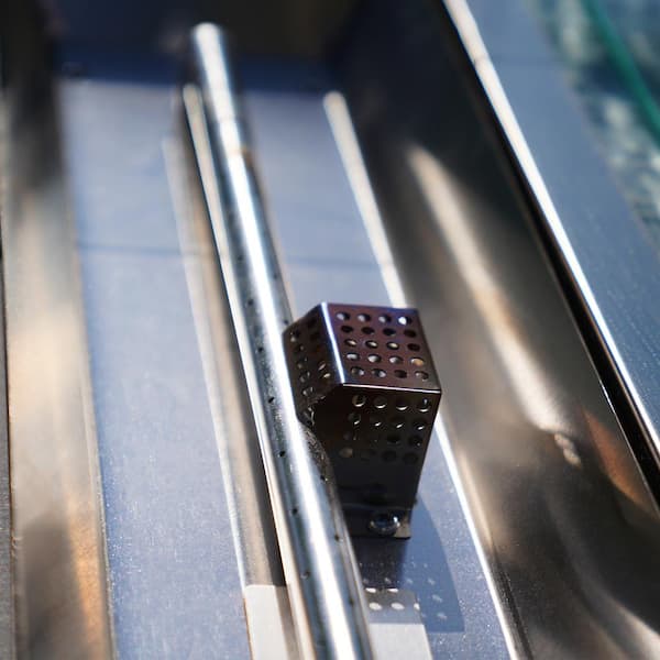 Ada Gray 1-Piece Wicker Patio Fire Pit Table