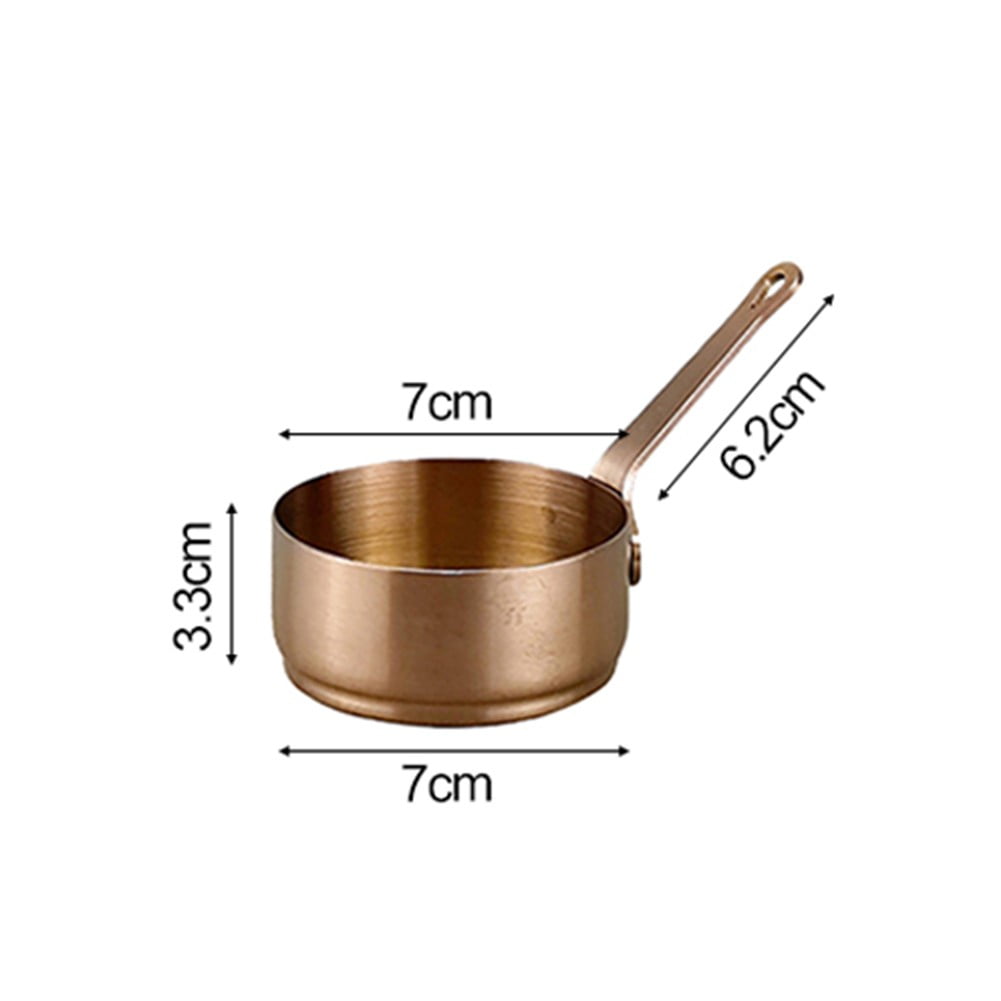 Geege Stainless Steel Saucepan Heating Pot Soup Pot Milk Butter with Handle Sil