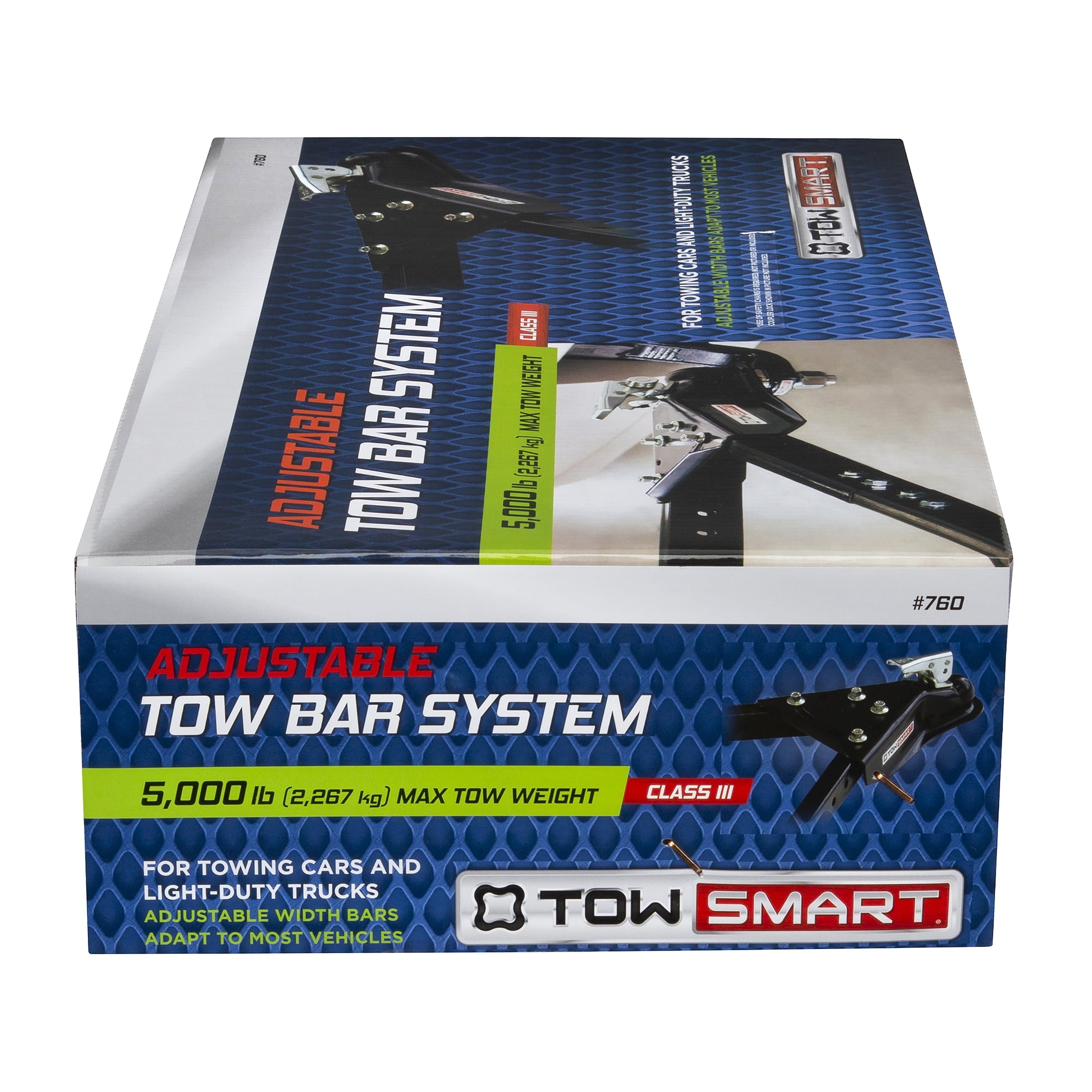 TowSmart 760 Class III Adjustable Tow Bar 5,000 lb Max Tow Weight