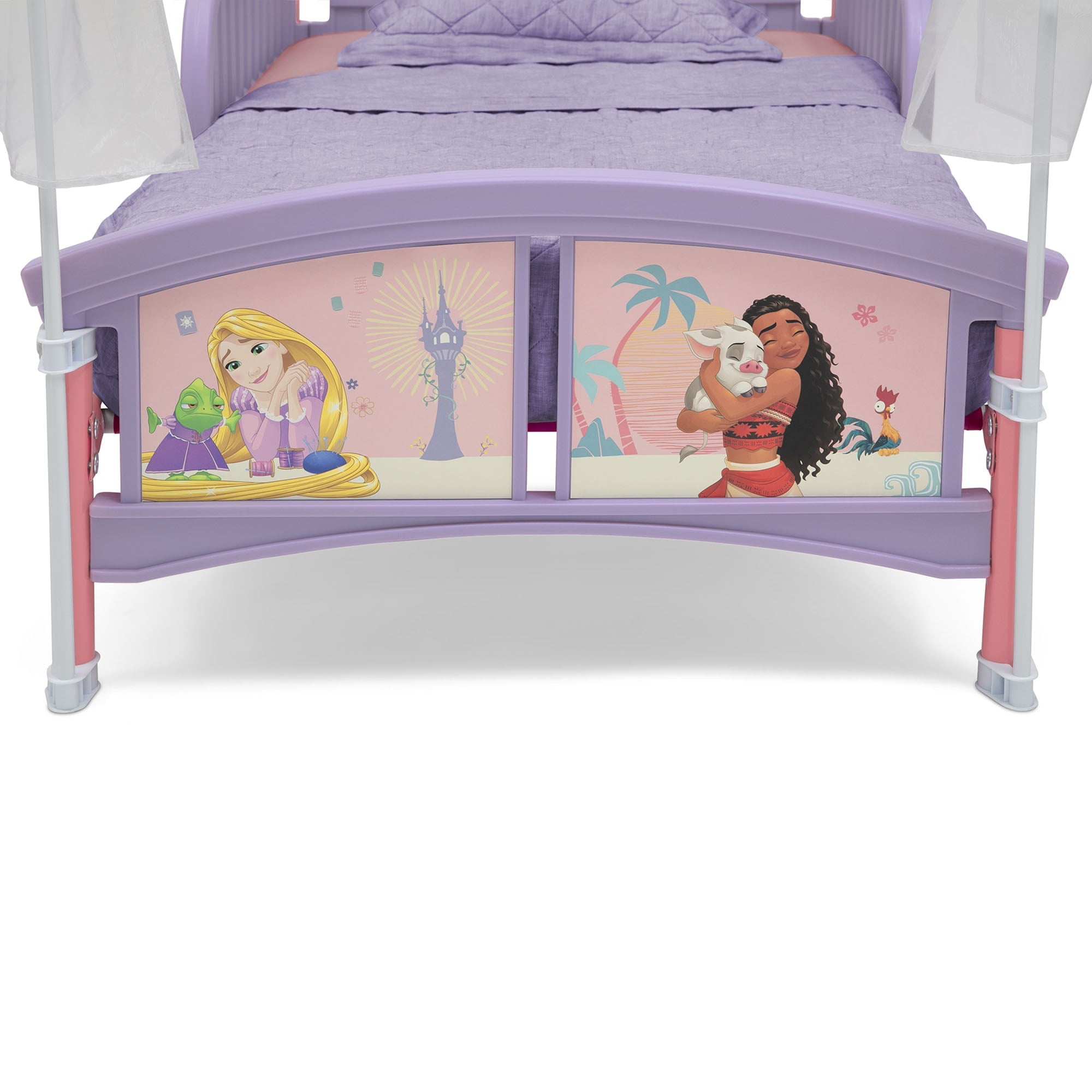 Disney Princess Plastic Toddler Bed with Canopy