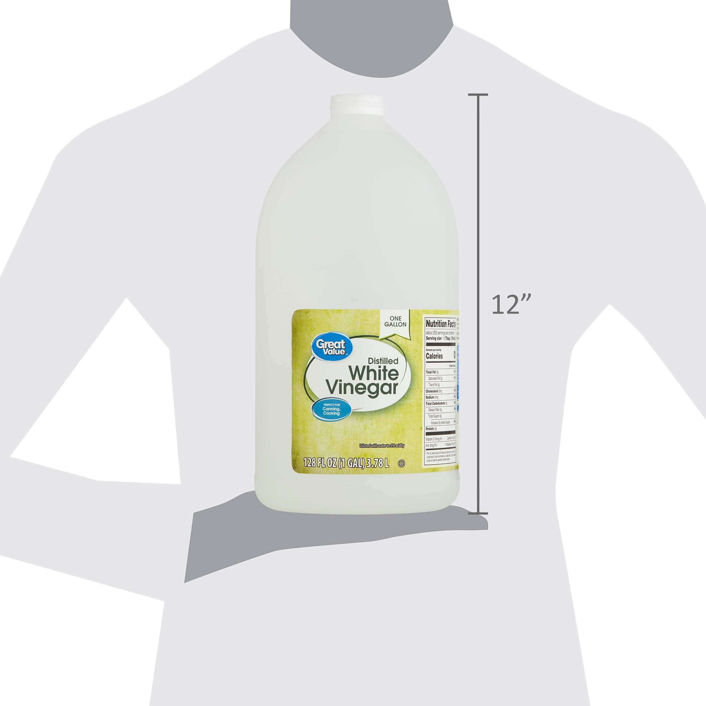 Great Value Distilled White Vinegar, 128 fl oz