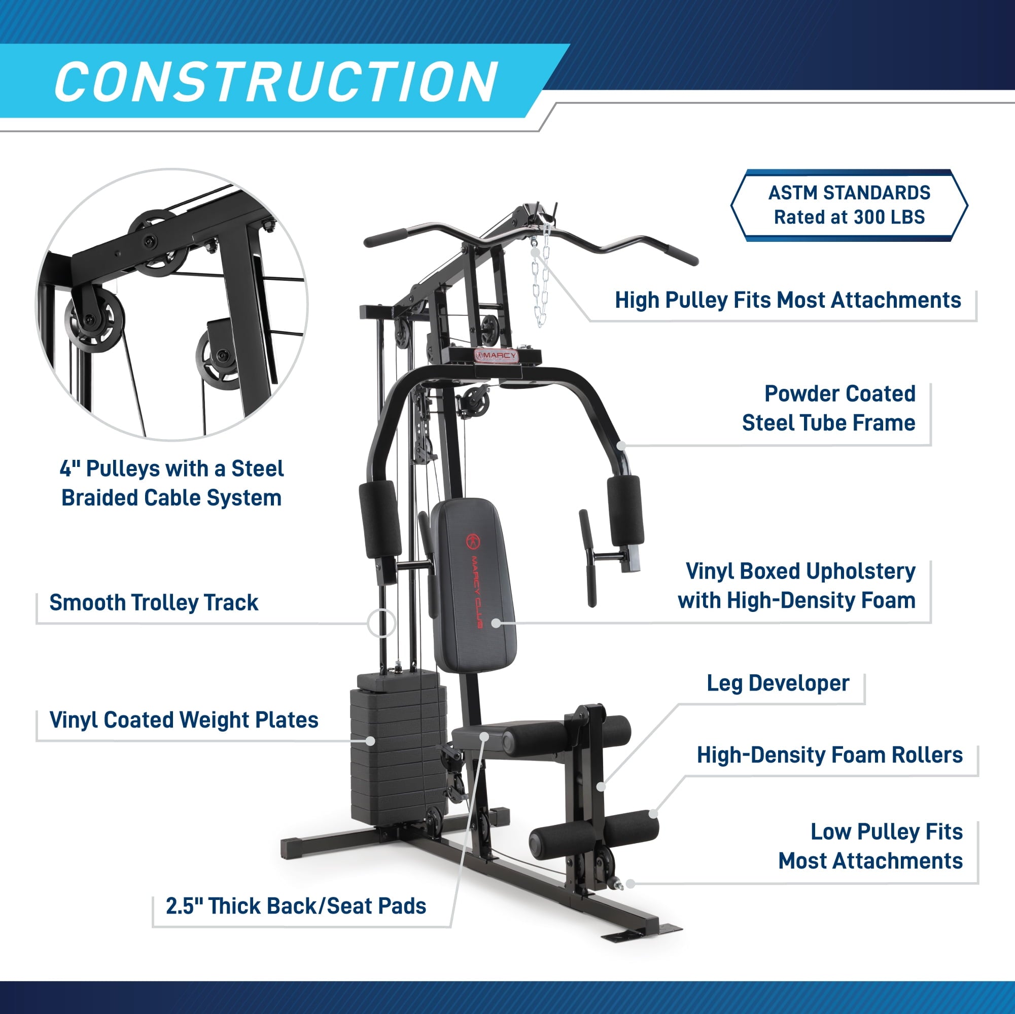 Marcy 100 lbs Stack Home Gym