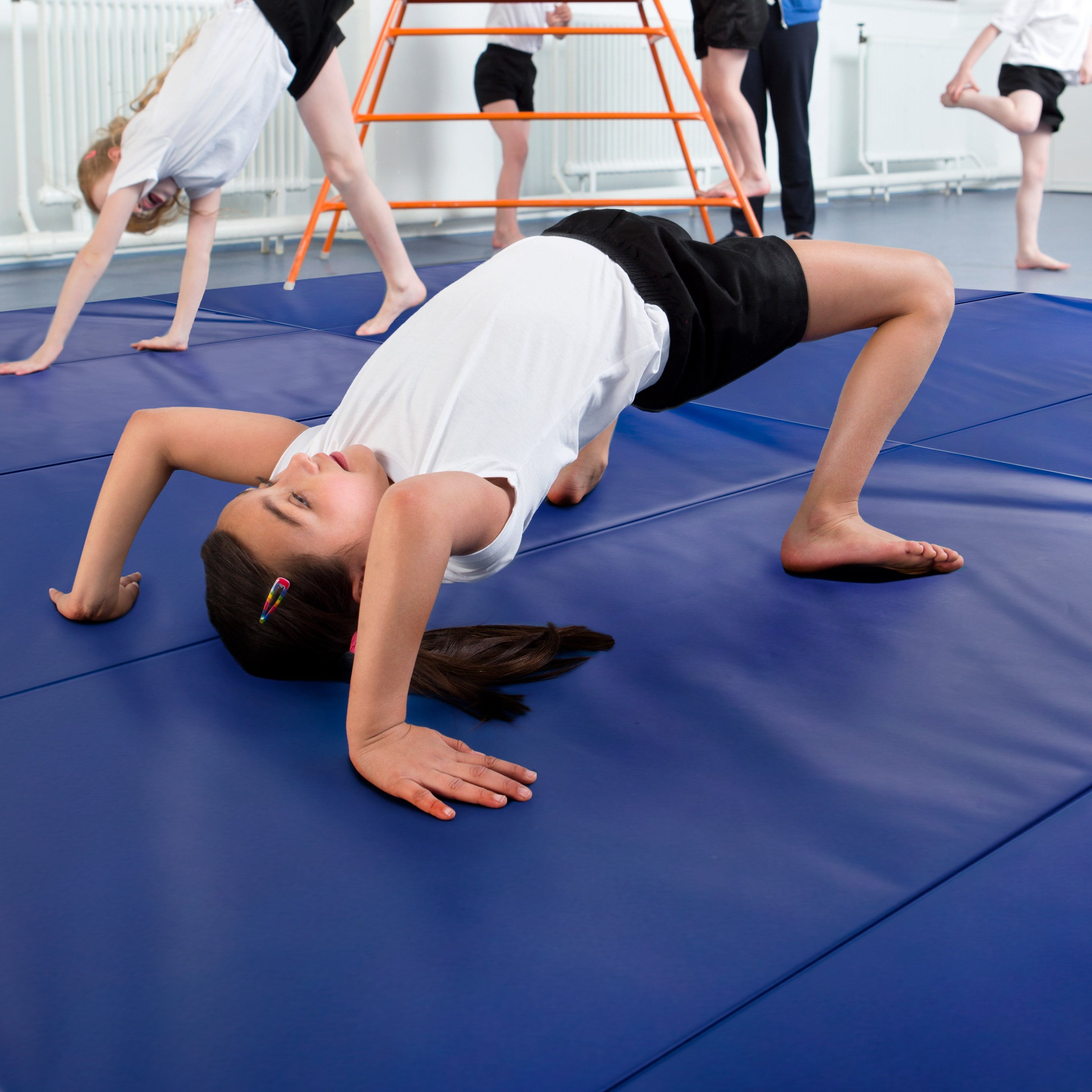 FlooringInc Eco Folding Mats, Ideal for MMA, Gymnastics, Exercise, Tumbling & Cheer, 4'x6'x2