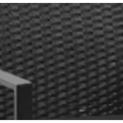 Lacoo 3 Pieces Patio Indoor Conversation Set Cushioned PE Rattan Bistro Chairs Set of 2 with Coffee Table, Black/Red