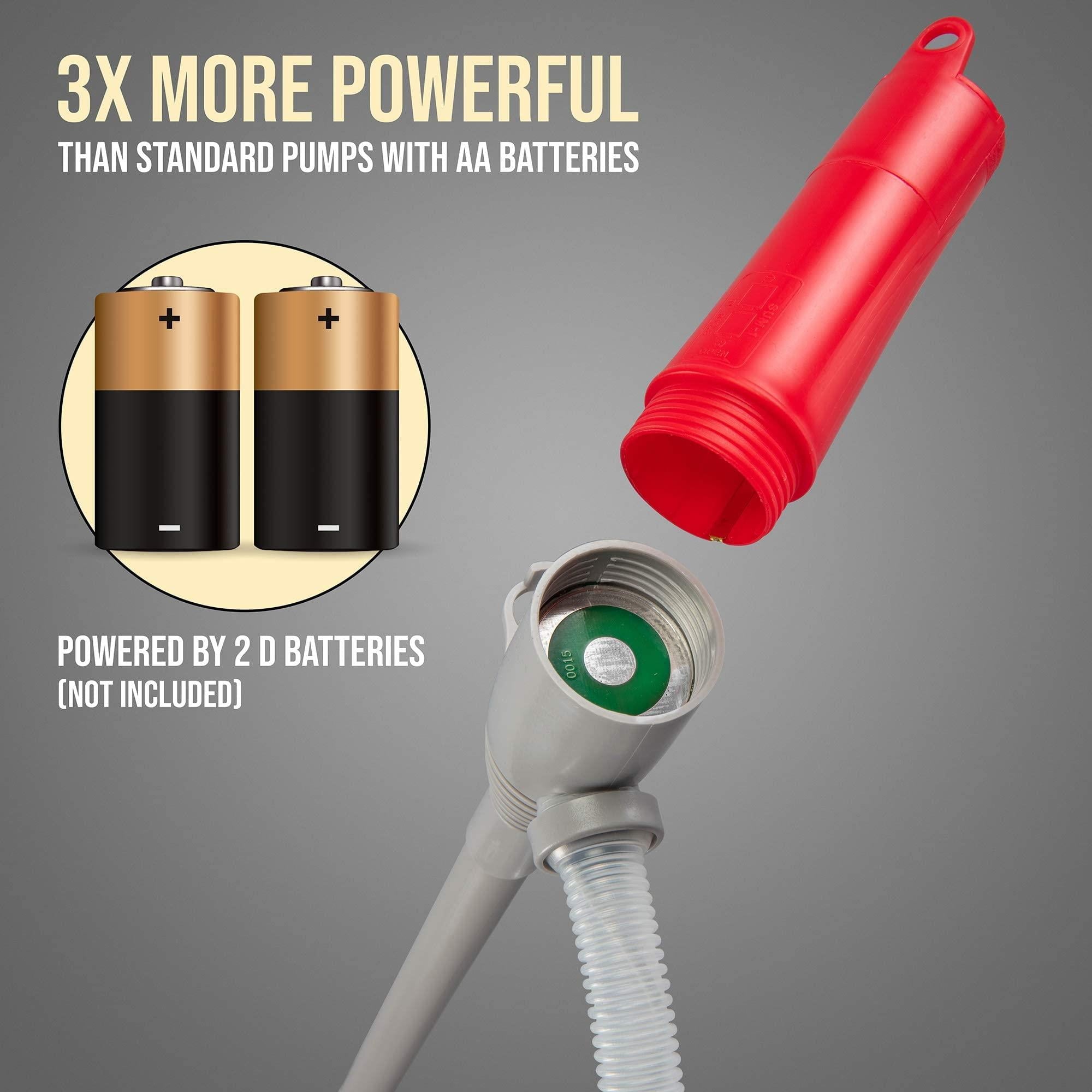 Deway Automatic Battery Powered Fuel Transfer Pump with Auto-Stop