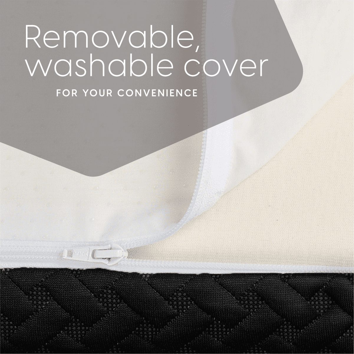 Memory Foam Futon Mattress Full Size (Frame Not Included, Black)