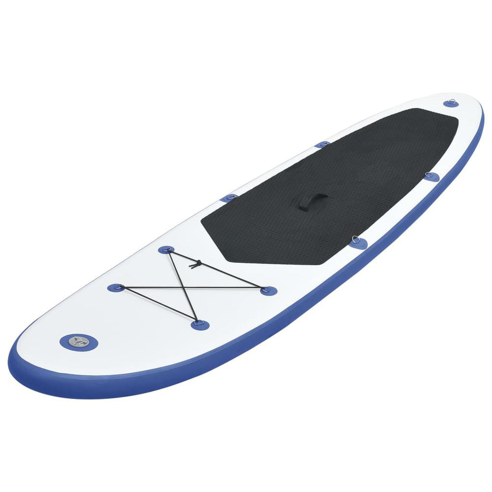 vidaXL Stand Up Paddle Board Set SUP Surfboard Inflatable Blue and White, 92204