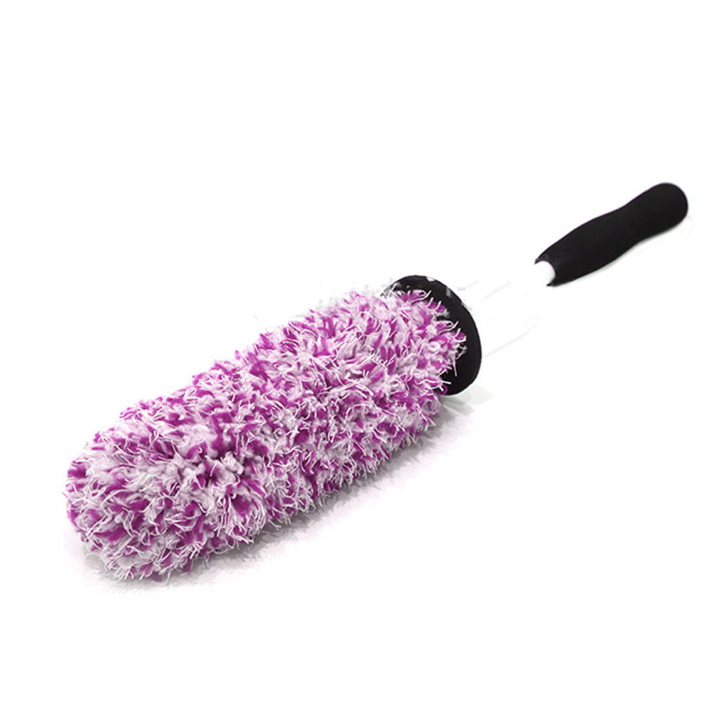 ZUARFY Wheel Tire Brush Car Rim Detailing Brushes Cleaning Microfiber Cleaning Cloth
